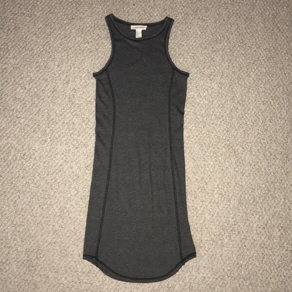 Forever 21 Charcoal Bodycon Dress